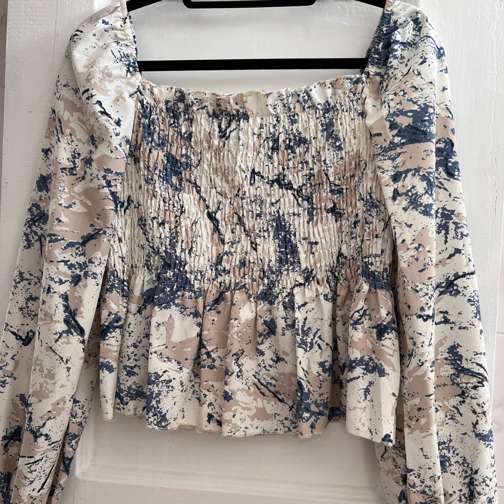 SHEIN Peplum Top